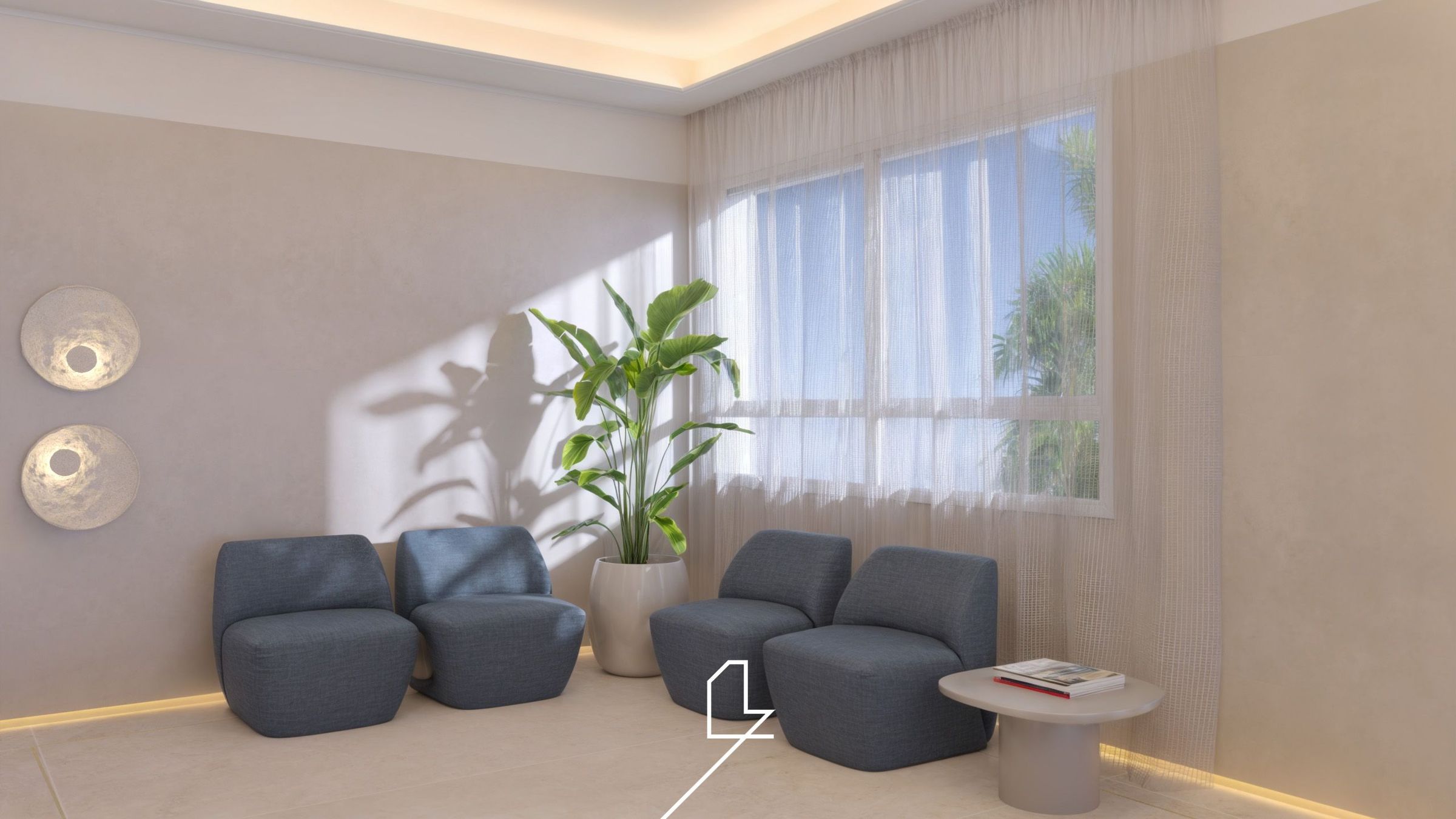 Projeto da nova Perfektion: sala de espera