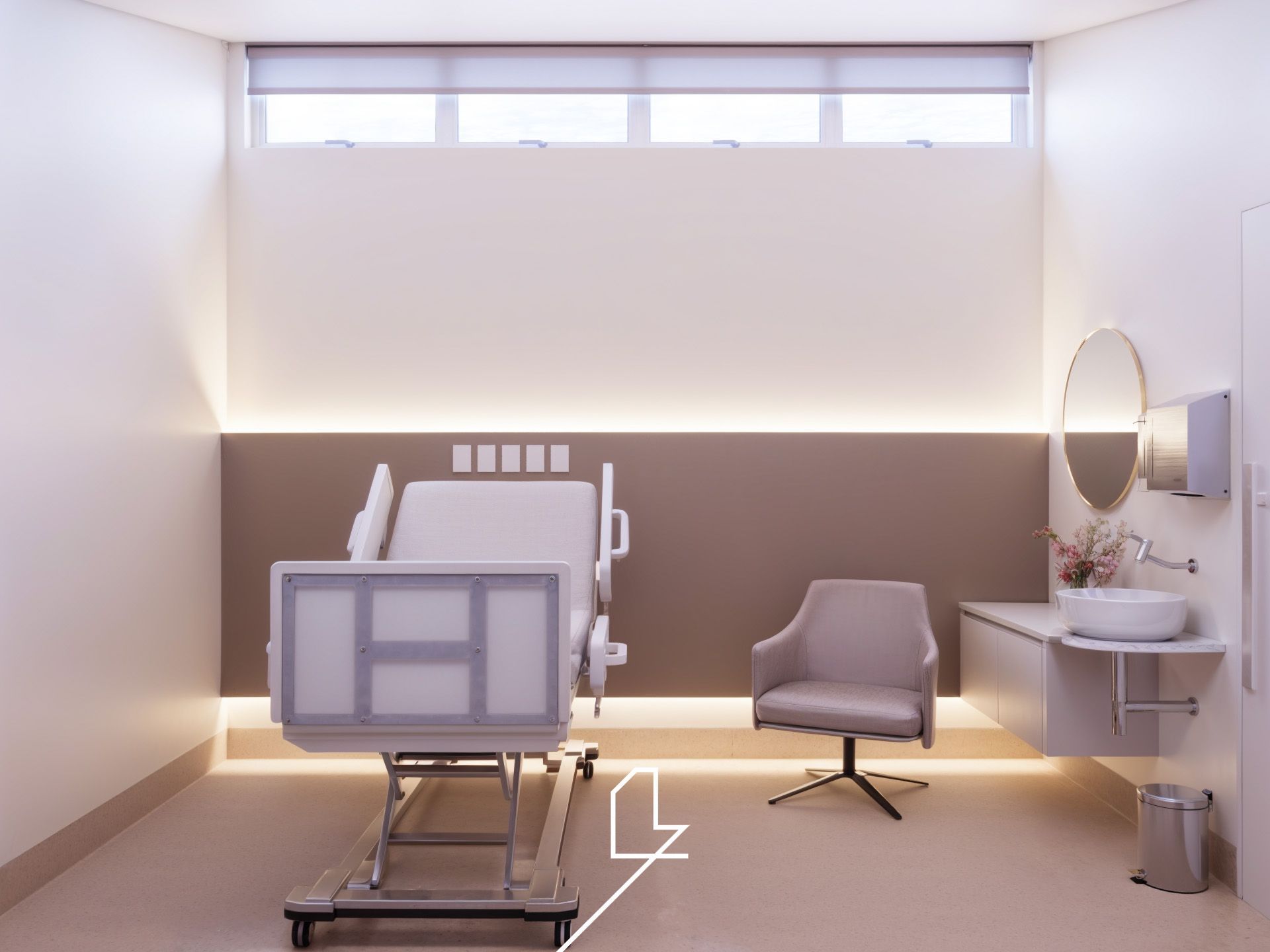 Projeto da nova Perfektion: sala de recuperação